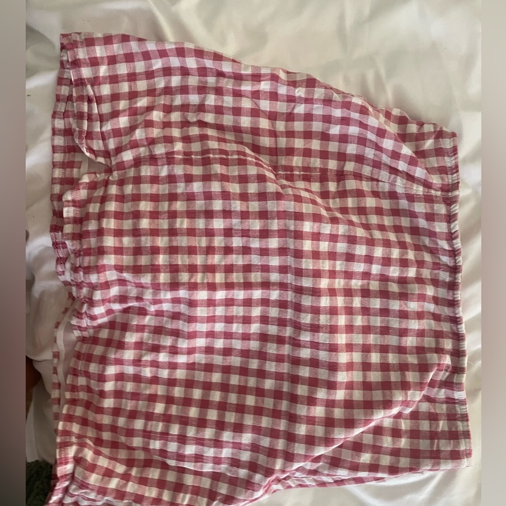 plaid skirt